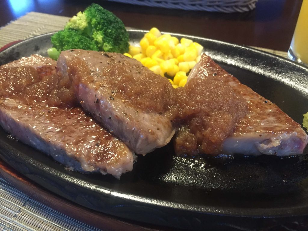 レストラン和の高千穂牛サーロインステーキコース5